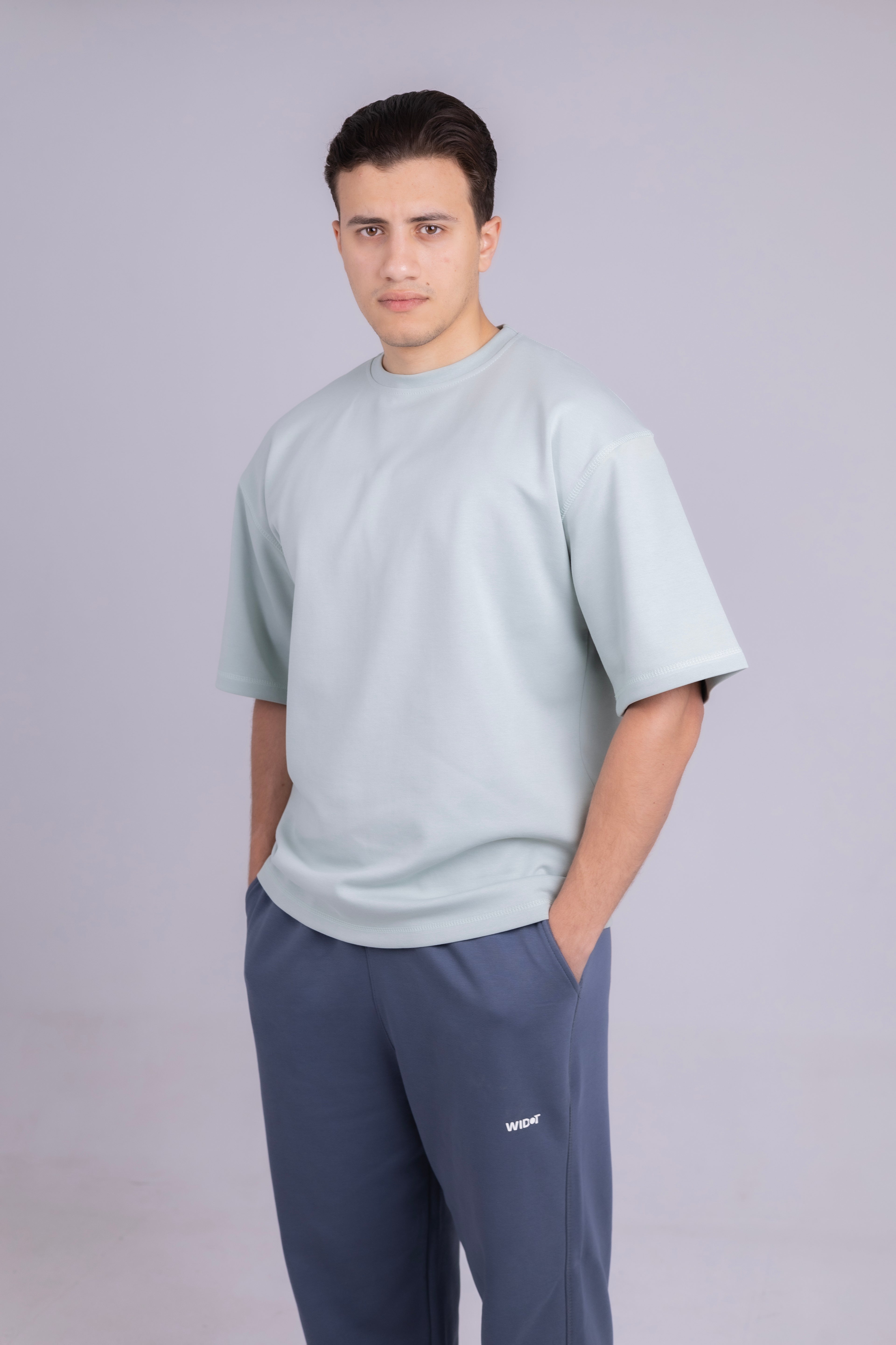 Mint-green tee