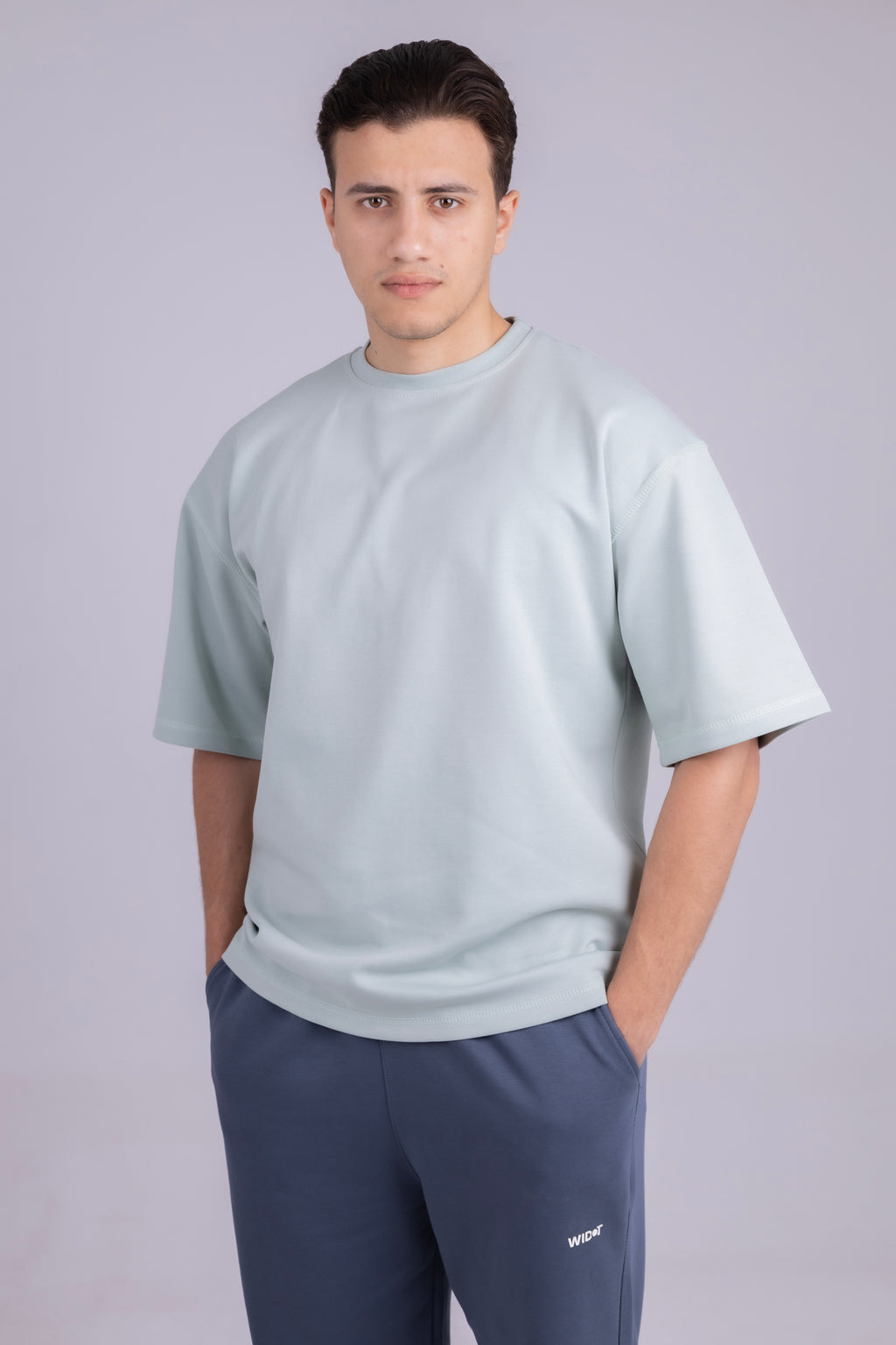Mint-green tee