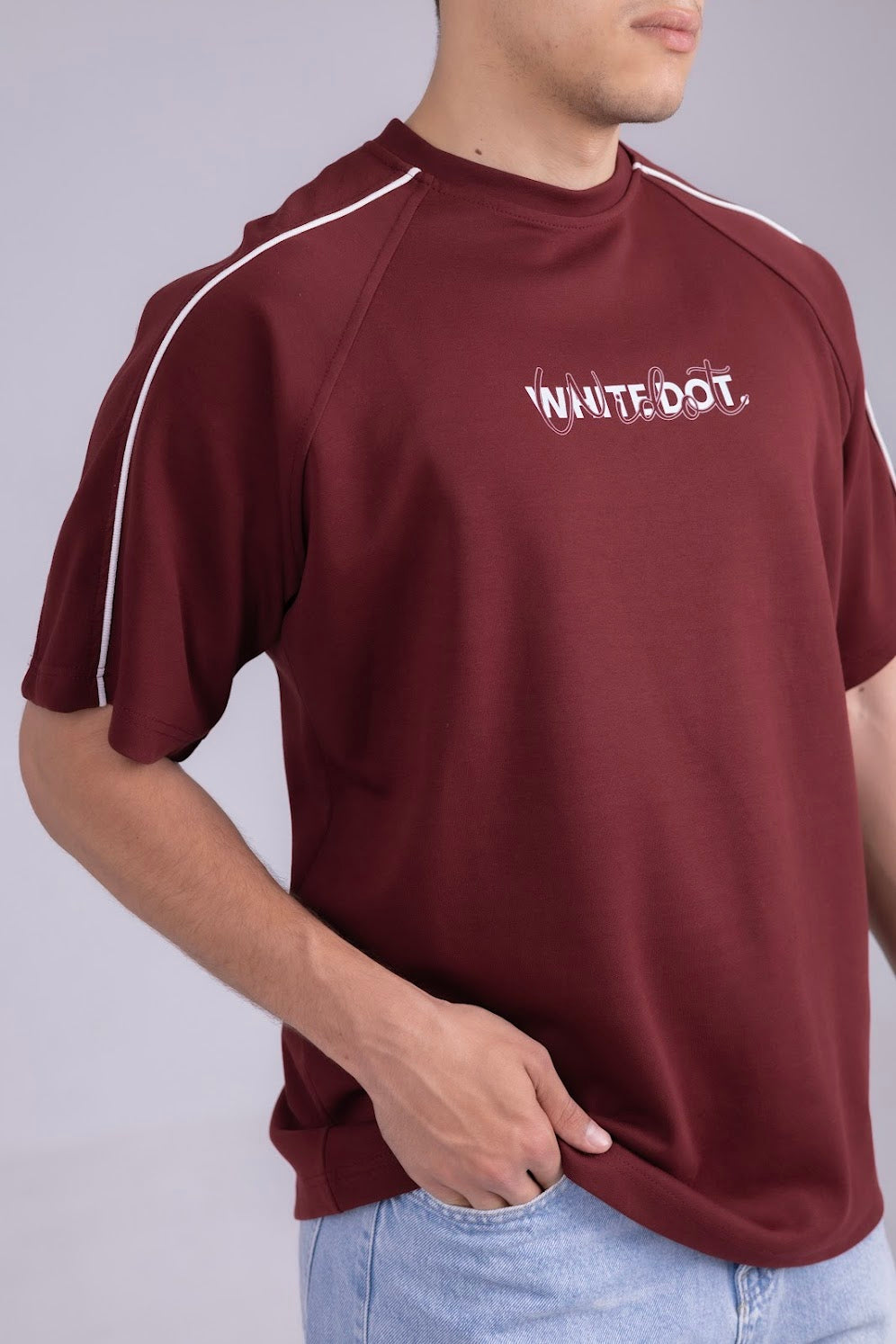Burgundy Tee